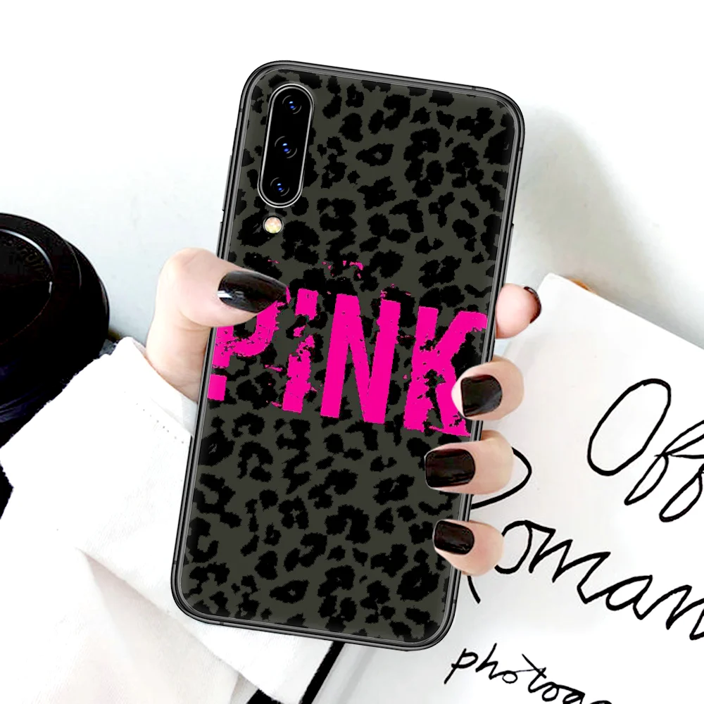 

Victori Pink VS Luxury Phone Case For Samsung Galaxy A 3 5 7 8 10 20 20E 21S 30 30S 40 50 51 70 71 black Cell Luxury Shell Trend
