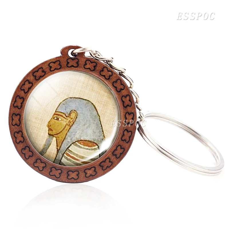 Египетский Анкх крест египетский фараон брелок для ключей в виде пирамиды