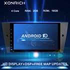 Автомобильный мультимедийный DVD-плеер Xonrich, 1 Din, Android 10, для BMW E90E91E92E93, 3 серии, gps-навигация, радио, стерео, головное устройство