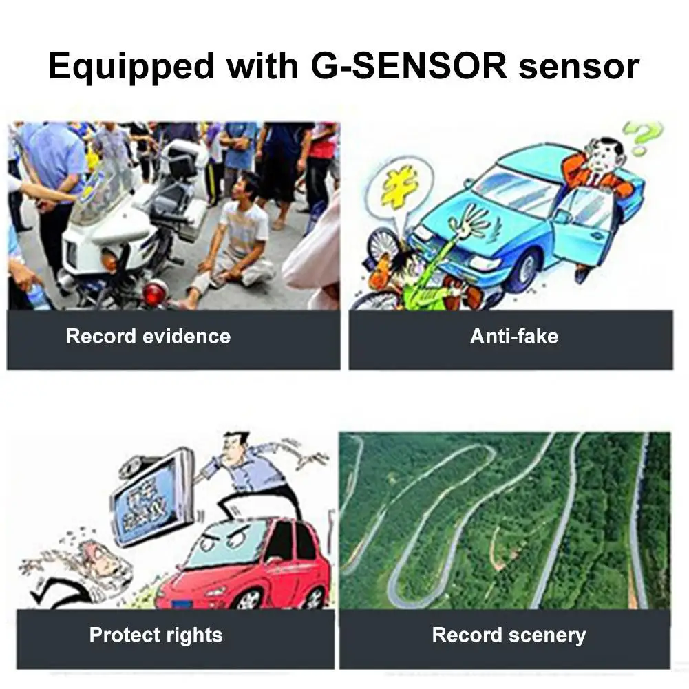 

Motorcycle Video Recorder DVR Dash Cam 32GB HD 1080P+720P Front Rear Camera Dual Lens Night Vision Waterproof Driving Recorder