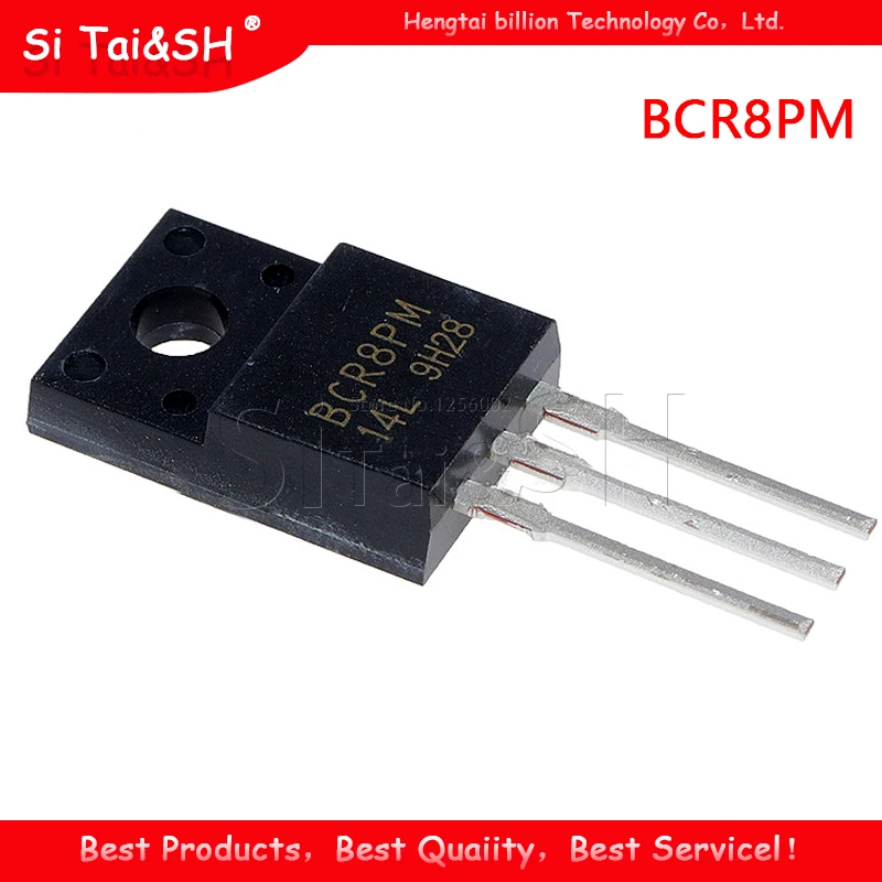 10 шт./лот BCR8PM-14L BCR8PM TO-220F 600V 16A | Электронные компоненты и принадлежности