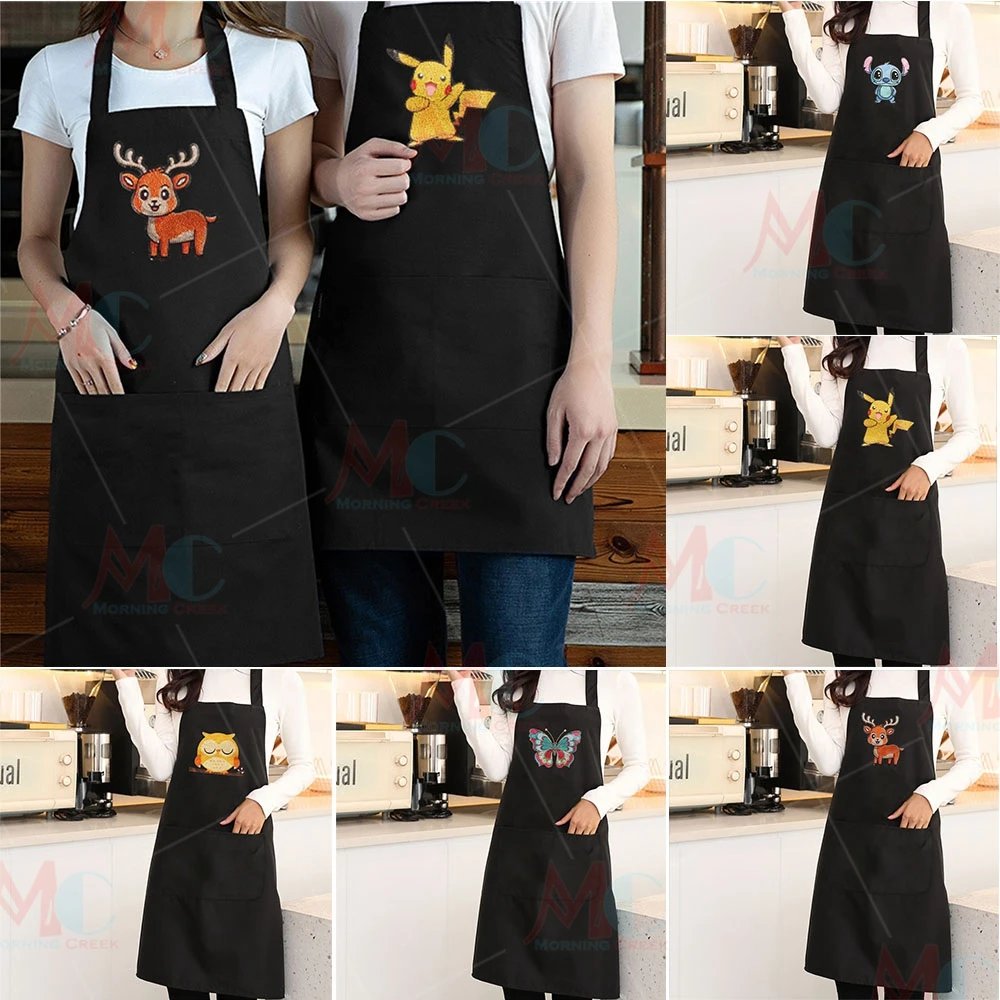 

DIY Diamond Painting Mosaic Apron Cartoon pattern Baking Bib Cross Stitch kit Rhinestone Embroidery Craft for Taste Home Cooking