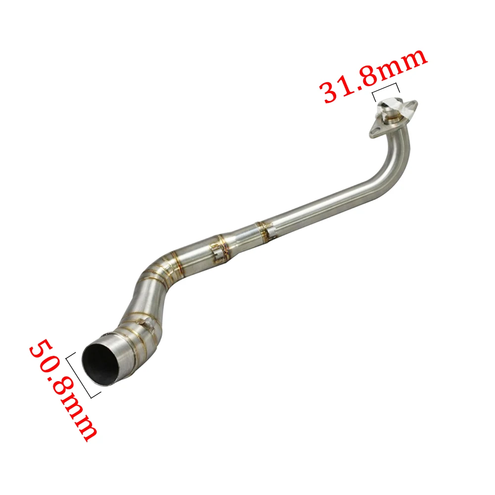 Выхлопная труба мотоцикла для Yamaha NMAX155 NMAX125 2017 2016 2015 Nmax 125 155 глушитель средней