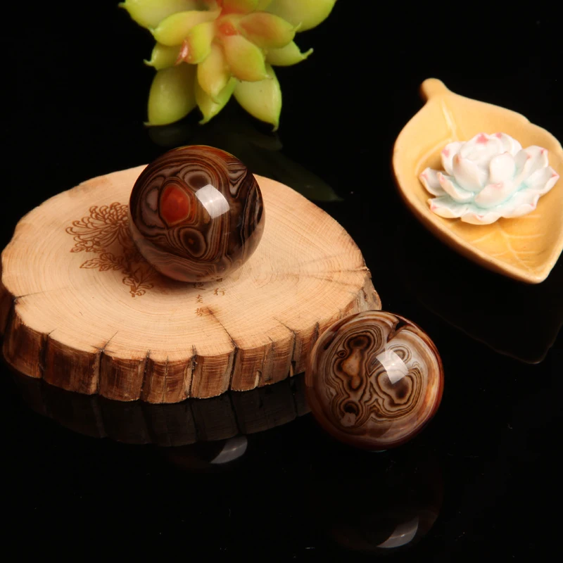 

1PC Colorful Agate Quartz Polished Crystal Sphere Ball Natural Stone and Minerals Healing Reiki Energy Gemstones Ball Home Decor