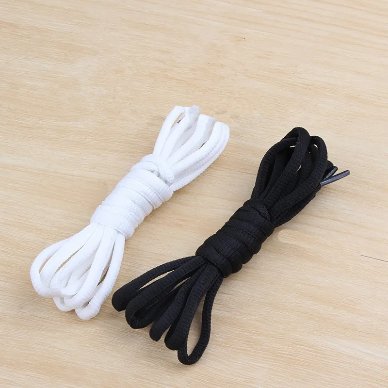 Высококачественные модные спортивные повседневные шнурки одноцветные плоские 24