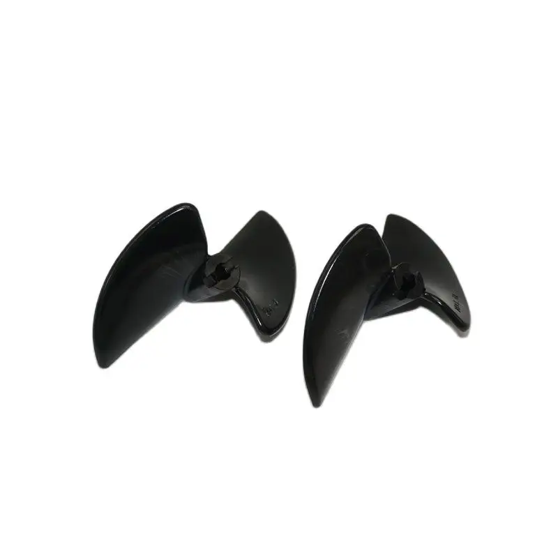 

5 Pcs DIY RC Boat Models 2-Blade Boat Propellers (Glossy Black) CW