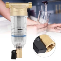 water filters front purifier copper pre filter backwash remove rust sediment stainless mesh home water filter replacement parts