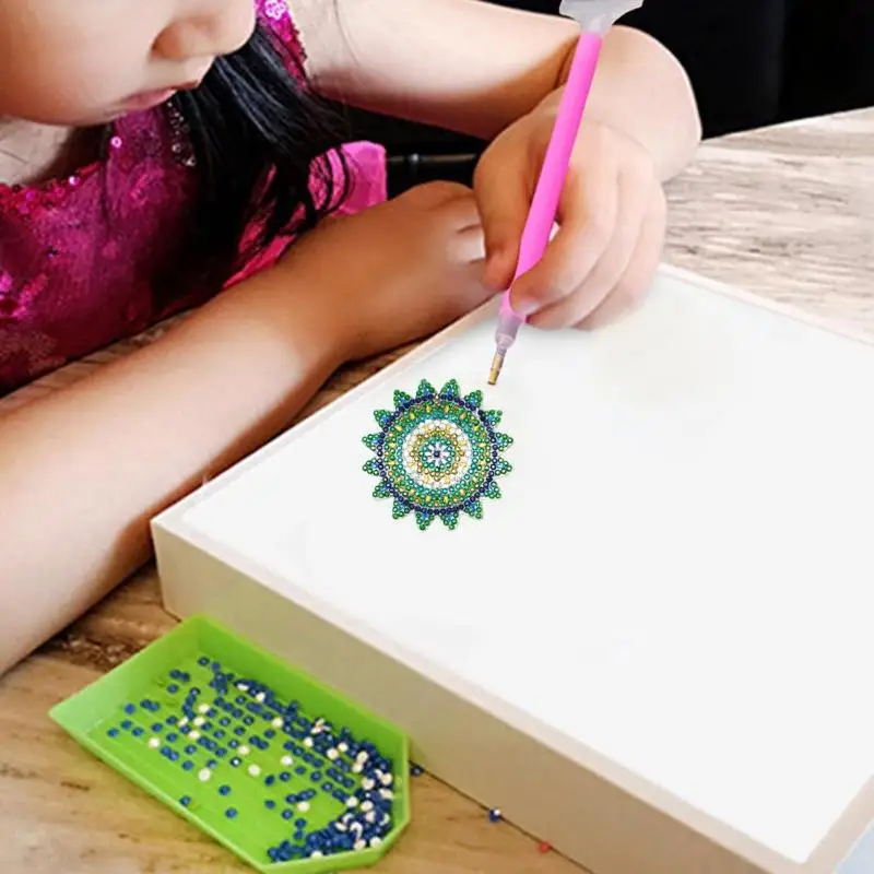4/5 шт 5D полностью своими руками Paintng специальный Форма мандалы являются темно