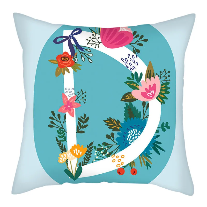 Чехол Fuwatacchi для подушки в английском стиле с синими цветами наволочка дивана