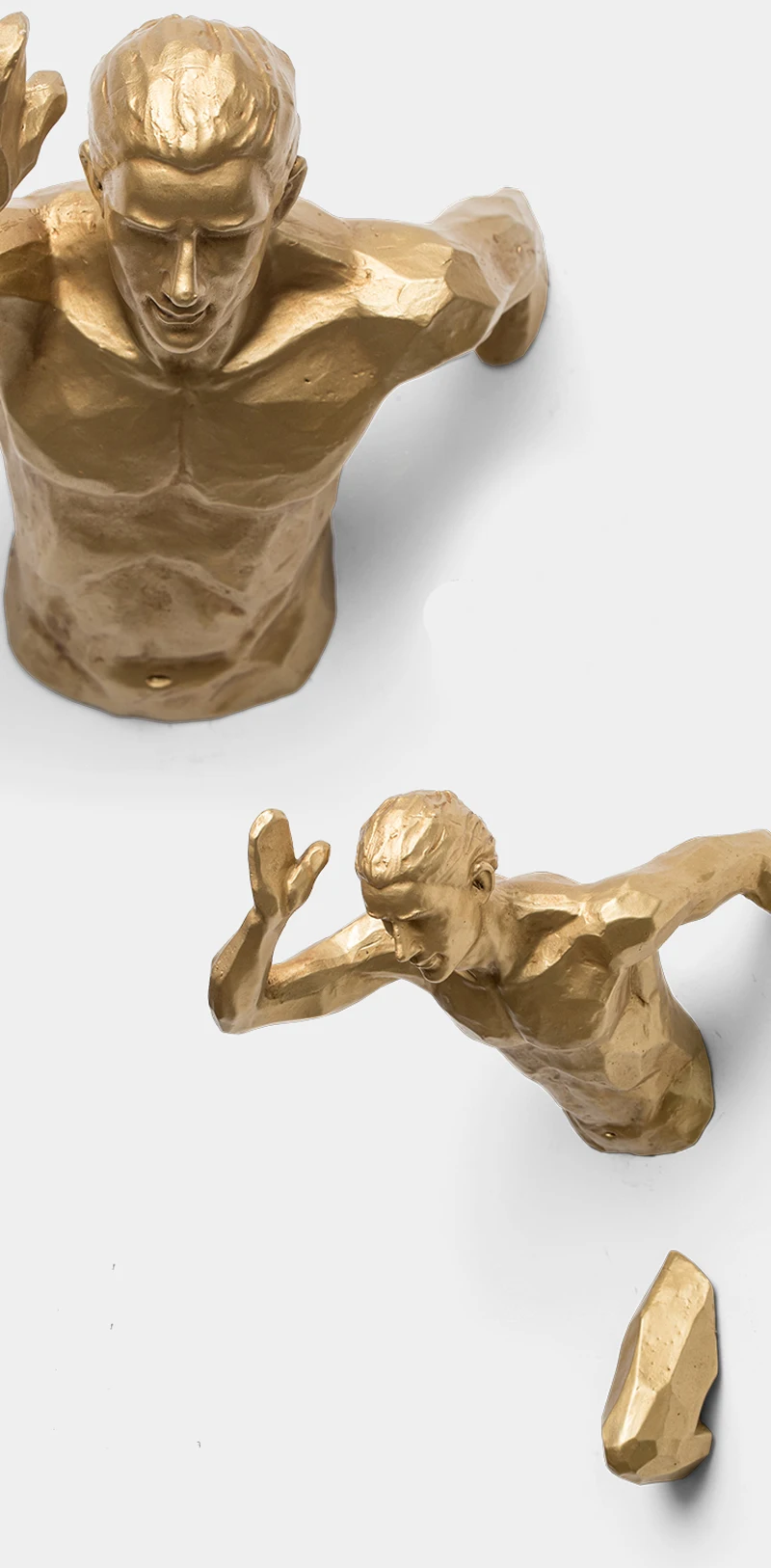 Креативный 3D спортивный человек ретро скалолазание фигурки Смола скульптура бар магазин настенные украшения кулон Гостиная настенные статуи