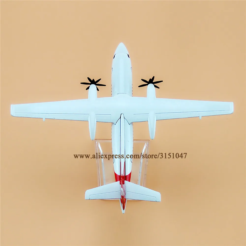 16 см Air White Colombia Avianca Fok Fokker 50 FOK Airlines металлический фотоаппарат|Статуэтки и