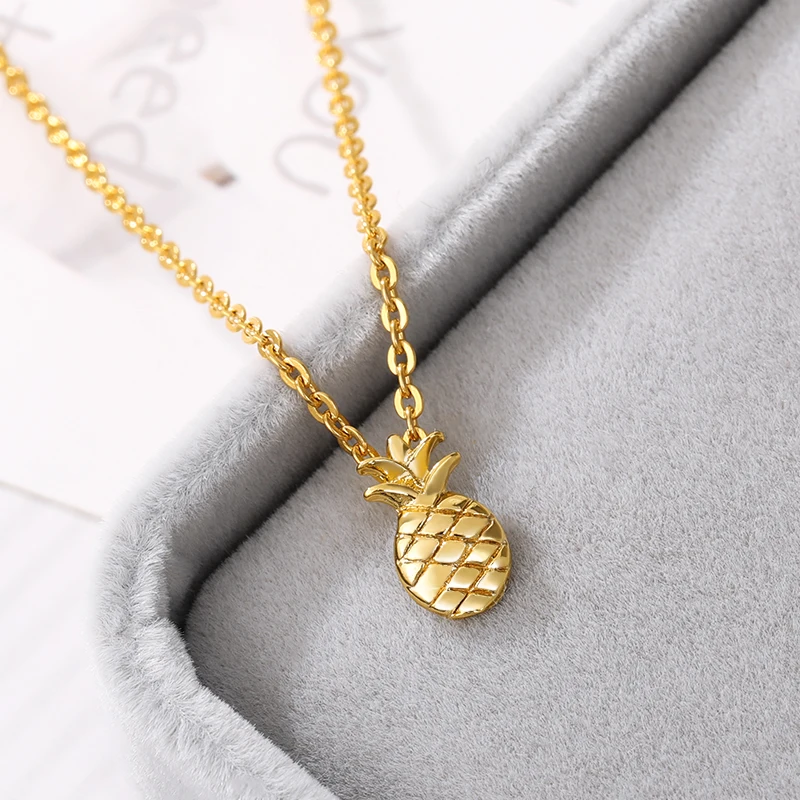 Великолепная сказочная цепочка Ювелирные изделия золотого цвета Abacaxi