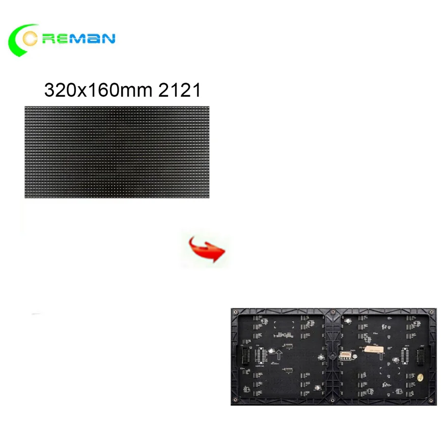 Лучшая оптовая цена p5 комнатный полноцветный светодиодный модуль размера 320*160 1/16