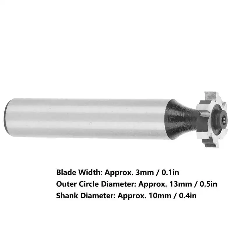 

Tap and die metalworking tools T Slot Cutter Bit HSS High Speed Steel Straight Shank Cutting Tools 3 x 13 x 10mm Hand Tools