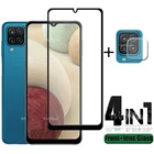 Стекло с полным покрытием для Samsung Galaxy A12, стекло для Samsung A12, закаленное стекло для Samsung A31, A41, A02S, A22, M32, M12, A12, стекло объектива