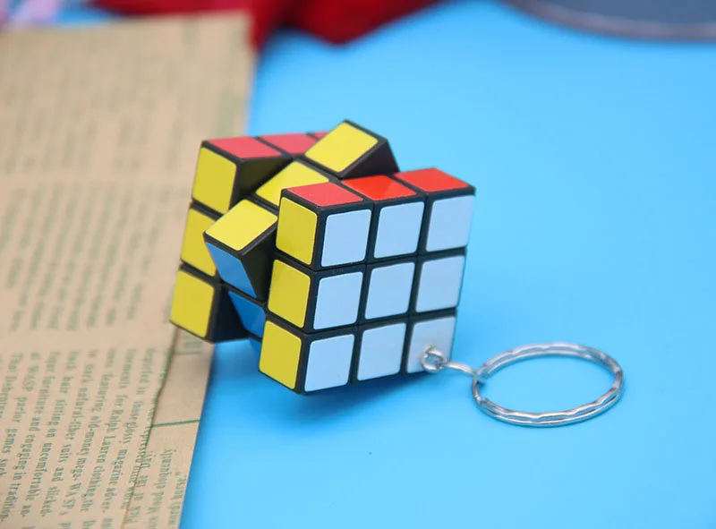 Детские Волшебные кубики брелок 3x3x3 3 см кулон Твист Головоломка игрушки для