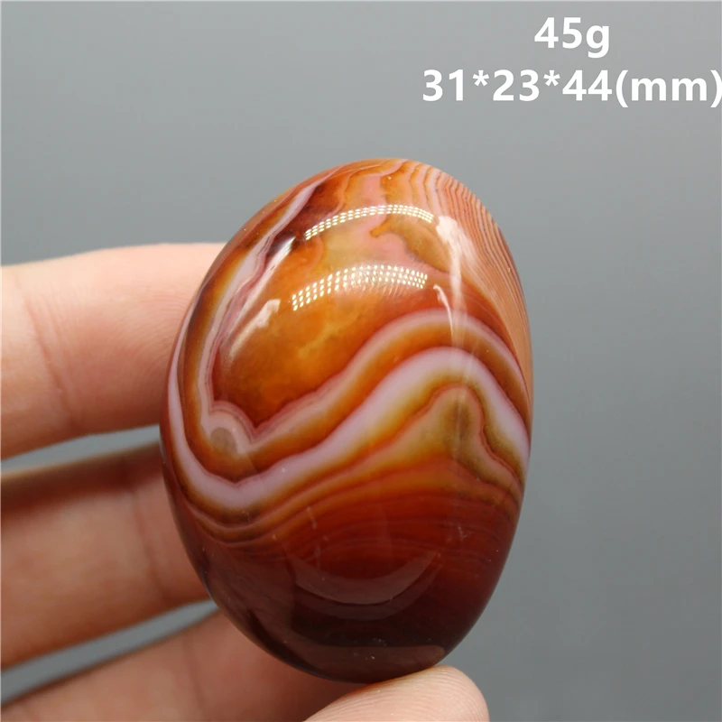 

100% Natural silk agate Sardonyx agate palm stones playthings small stones and crystals healing crystals