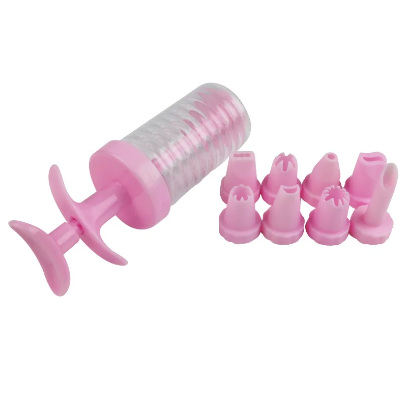 Инструменты для выпечки пластиковый пистолет доильный наконечник набор из 8