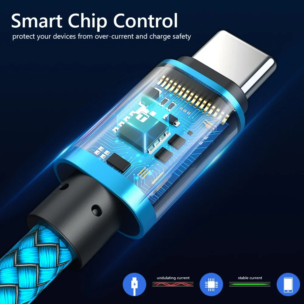 USB Type C кабель S9 S8 быстрая зарядка мобильный телефон зарядный провод для Xiaomi mi9 Redmi