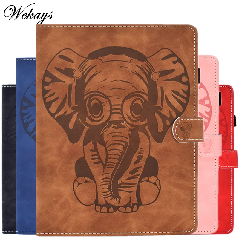 Чехол Coque для Samsung Tab 4 10 1 T530 мультяшный слон кожаный чехол Galaxy T531 T535 чехлы