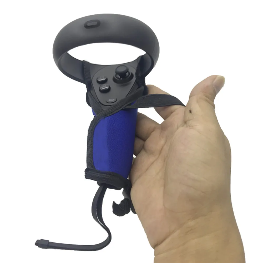 Защитная ручка для Oculus Quest/Rift S VR сенсорный контроллер анти-потеря Высокая поглощение пота Противоскользящий захват чехол
