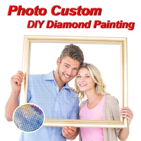 photo custom diamond painting cross stitch full square picture of personalized printing picture wall art decor birthday gift