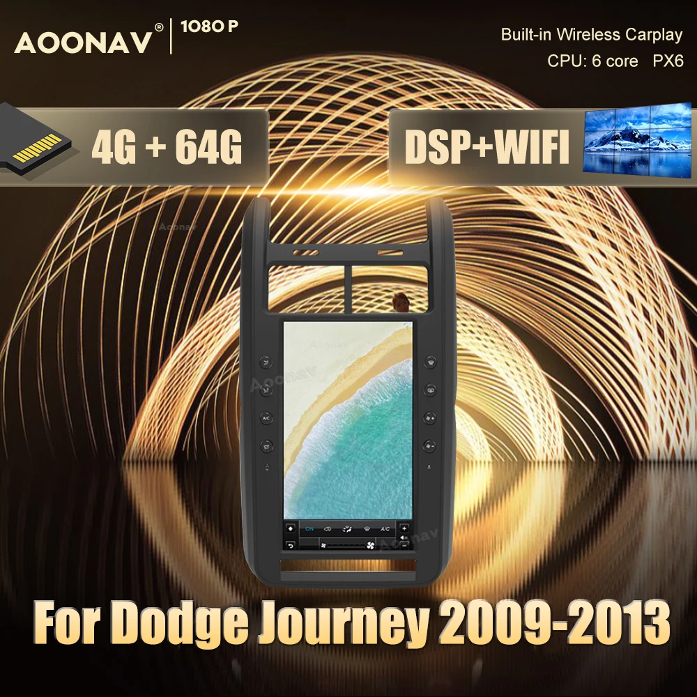 

Мультимедийная Автомагнитола для Dodge Journey 13,6-2009, 2013 дюйма, Android