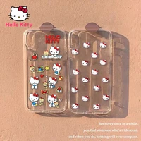 hello kitty transparent cartoon soft case for iphone13 13pro 13promax 12 12pro max 11pro x xs max xr 7 8plus silicone case