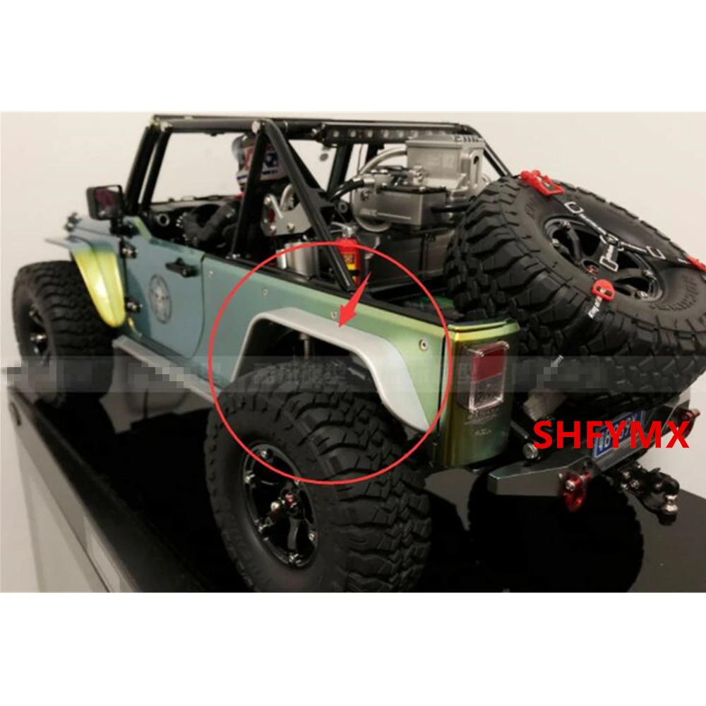 Rc Car Aluminum Alloy Rear Wheel Eyebrow For Capo Jkmax Remote Control Buggy Upgrade Parts Diy Accessories | Игрушки и хобби