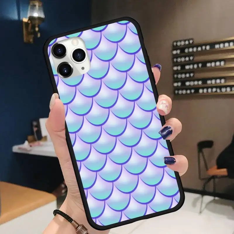 

Fish scale funny design Phone Case for iPhone 11 12 pro XS MAX 8 7 6 6S Plus X 5S SE 2020 XR