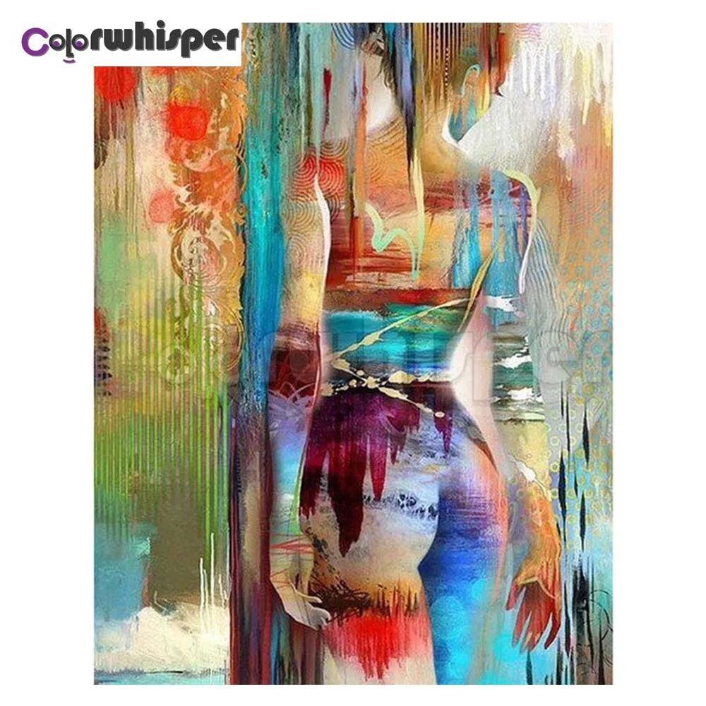 Алмазная живопись квадратная/круглая алмазная абстрактная женщина красота 5D