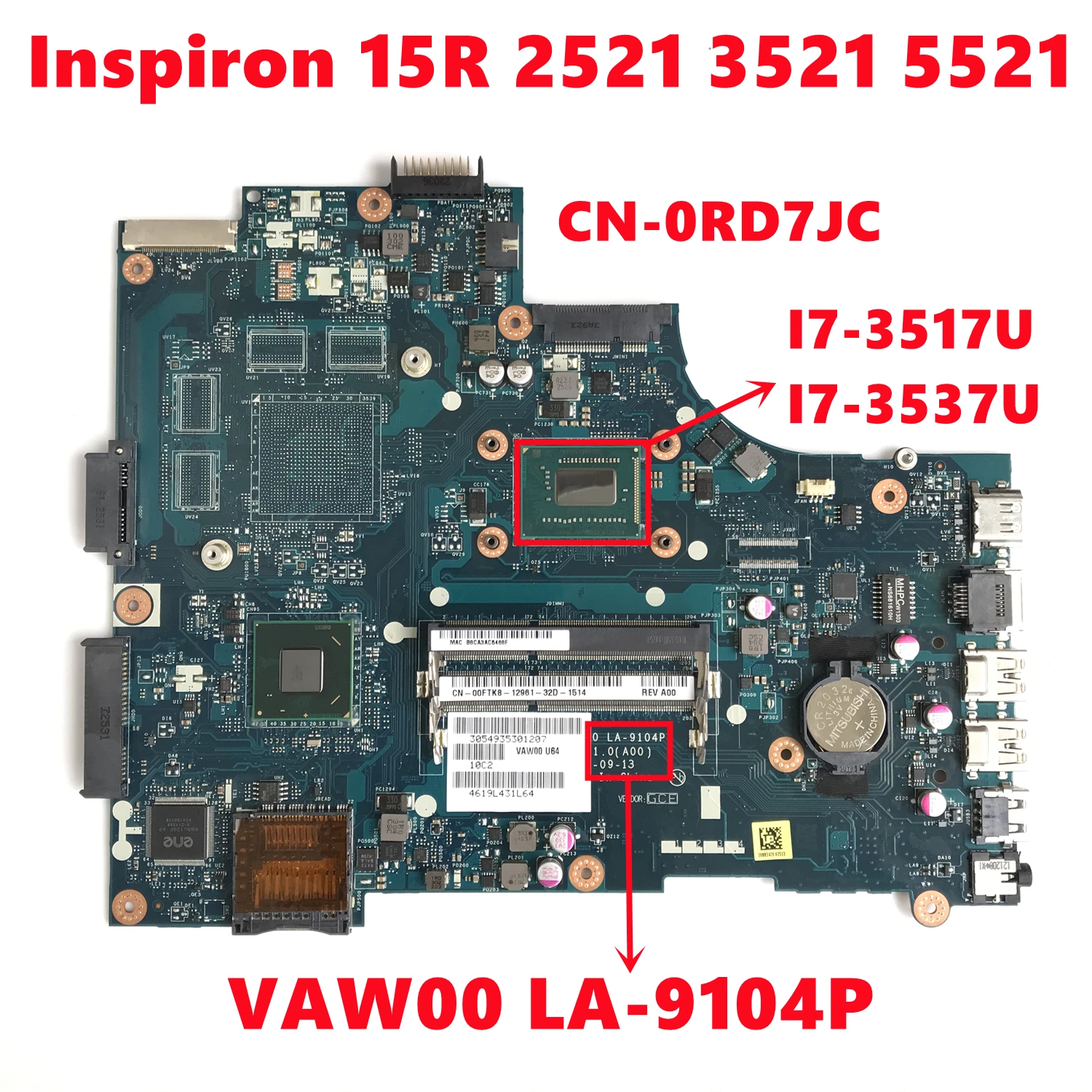     dell Inspiron 15R 2521 3521 5521 100%