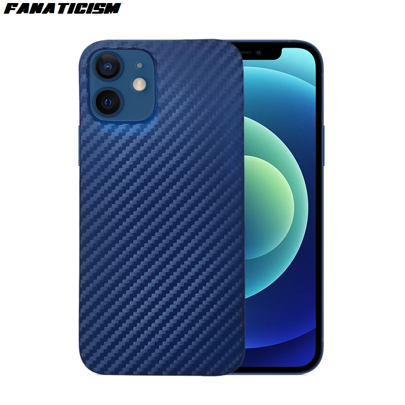 

200pcs 5Colors Classic Carbon Fiber Pattern Frosted PP Back Cover For IPhone 12 Mini iphone12 Pro Max 12pro Phone Cases Shell