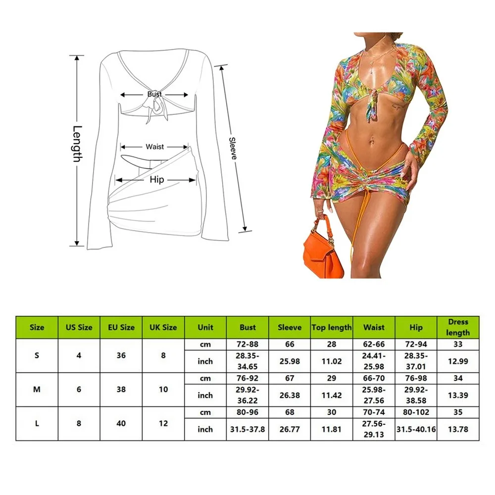 

Floral Print Mesh Sexy Top And Skirts Sets Summer Vacation Outfits 2021 Party Club Wear Two Piece Set Beach Crop Top Skirt