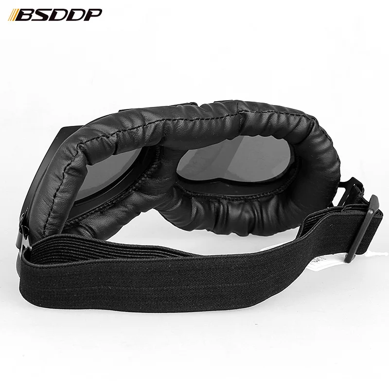 Винтажные мотоциклетные очки для Harley Pilot в стиле стимпанк ATV Bike шлем из меди |