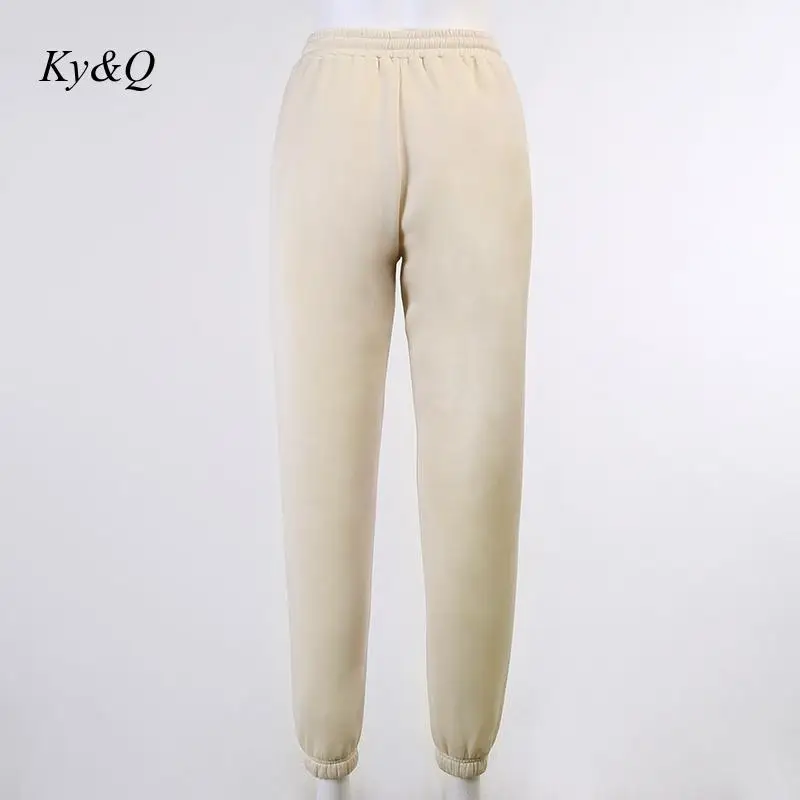 

Jogger Sweatpants Hip Hop Streetwear Cartoon Graffiti Print Thick Warm Baggy High Waist Casual Loose Pants Women 2021 Trousers