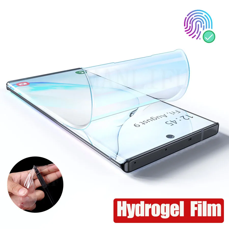 3D Передняя Задняя силиконовая Гидрогелевая ТПУ пленка для samsung Galaxy S10 Note 10 Plus A9 A70 A40 A50 M30s Наклейка защитная пленка для экрана