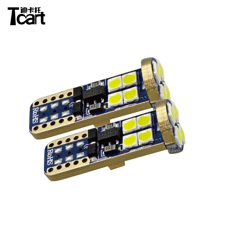 

Tcart 2pcs T10 W5W 3030 Car LED Clearance Lights For Subaru Forester 2009 2010 2011 2012 2013 accessories Led Width Bulbs