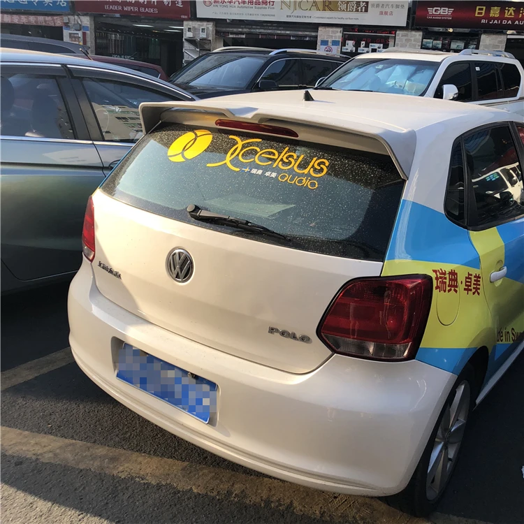 Спойлер для Volkswagen Polo Автомобильный задний спойлер из АБС материала VW новый поло