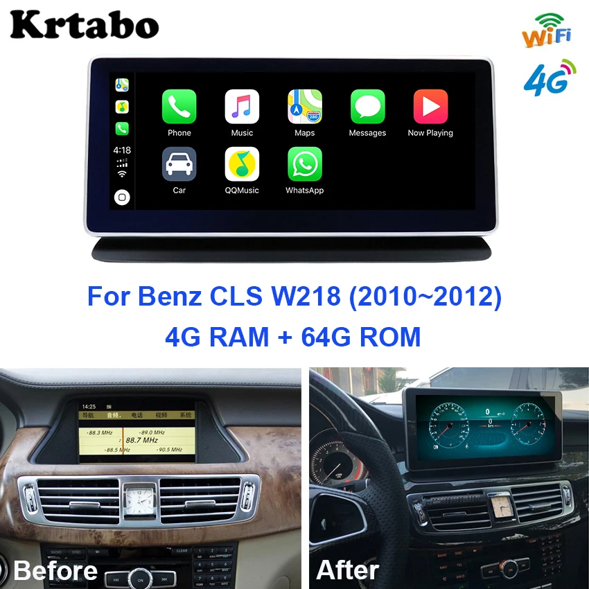 Автомагнитола для Mercedes Benz CLS W218 мультимедийный проигрыватель на платформе Android с
