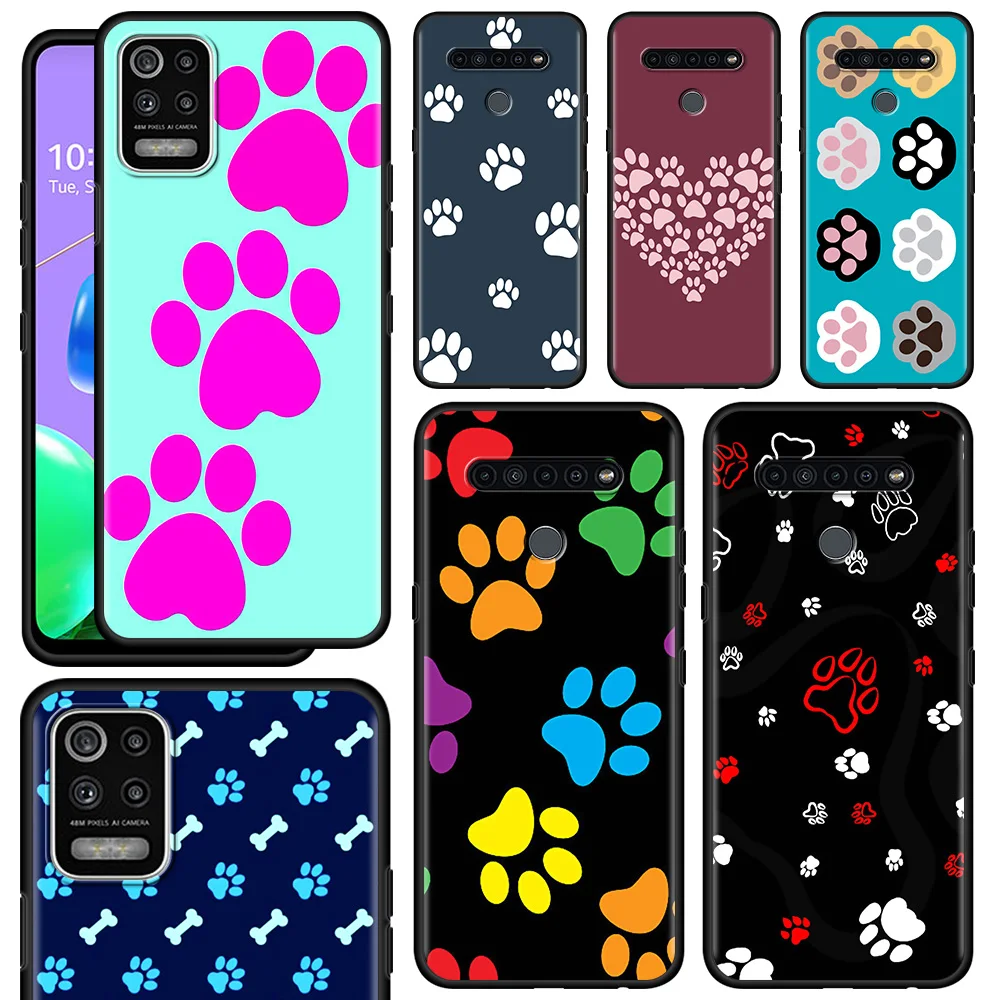 Модный чехол в виде кошачьей собачьей лапы для LG K41s K61 K50 K50s G6 G7 K71 K42 K40s K40 K52 G8 мягкий