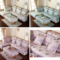 luxurious royal sectional sofa cover high grade jacquard cushion pillowcase couch covers for sofas tablecloth furniture covers