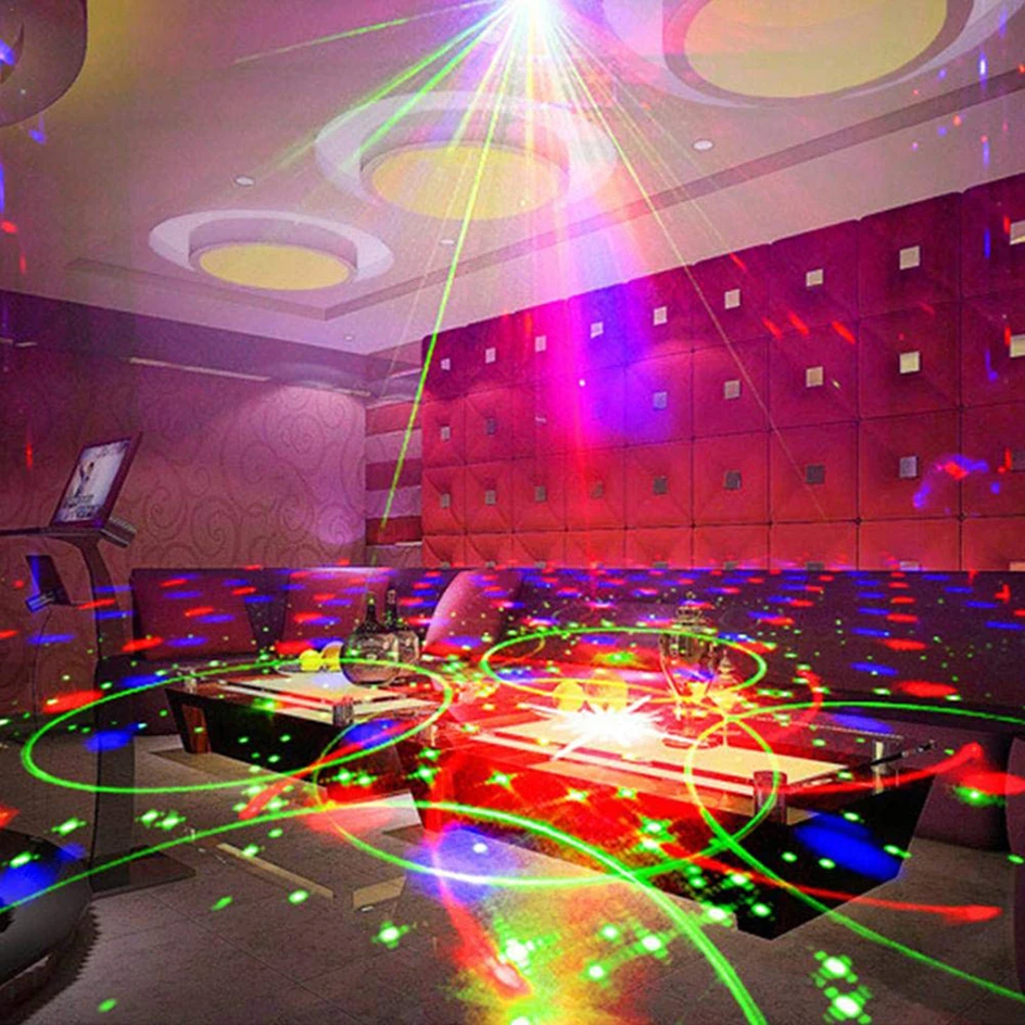 60 моделей светодиодный светильник для сцены s KTV Bar Flash USB Перезаряжаемый вечерние светильник RGB DJ диско-проектор стробоскоп лампа с пультом дистанционного управления