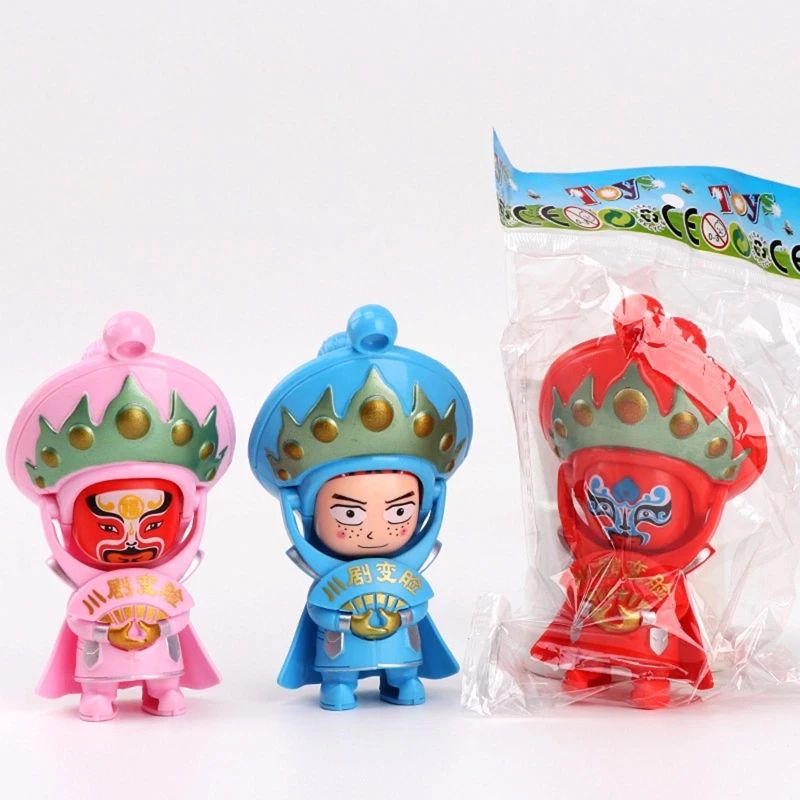 Китайская традиционная культура народное искусство меняющая лицо кукла