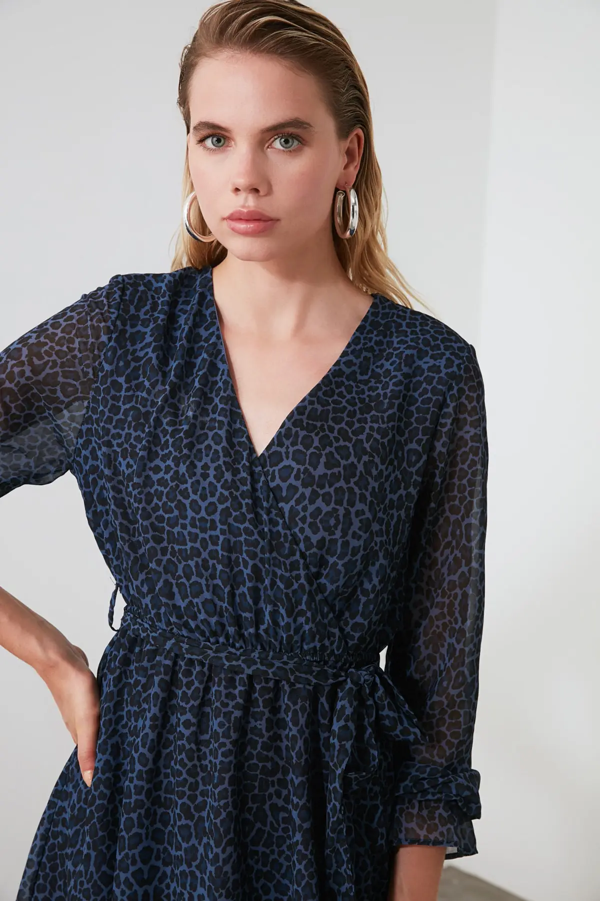 Платье с узором Trendyol TWOSS20EL0626|Женские платья| |