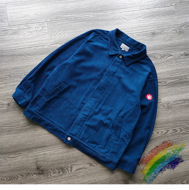 Мужская и Женская куртка на шнурке 19AW CAVEMPT OVERDYE 8WALE 1:1 Высококачественная уличная