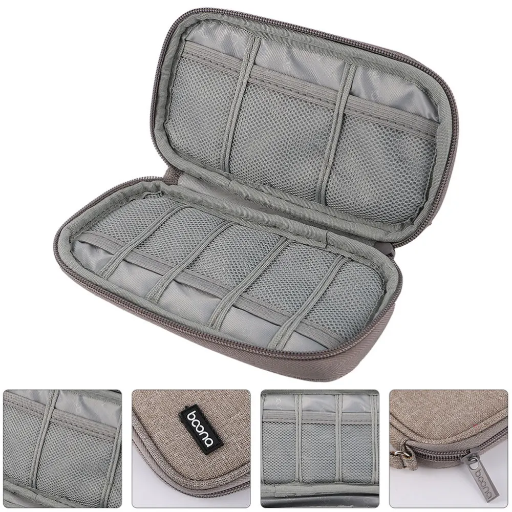 

1pc Practical USB Organizer Pouch Mini USB Holder Portable Storage Bag