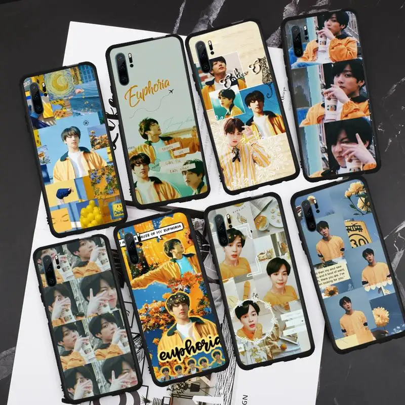 

KPOP Euphoria Jungkook phone case for Huawei honor Mate P 9 10 20 30 40 Pro 10i 7 8 a x Lite nova 5t cover funda coque