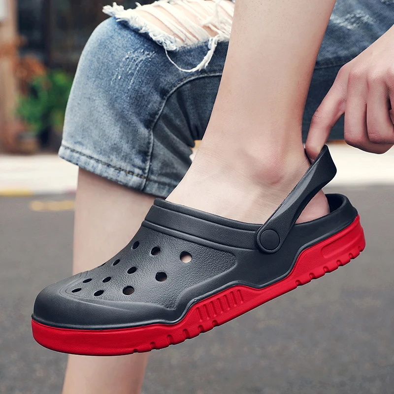 

The latest couple beach sandals indoor non-slip quick-drying lightweight slippers outdoor wear-resistant beach shoes