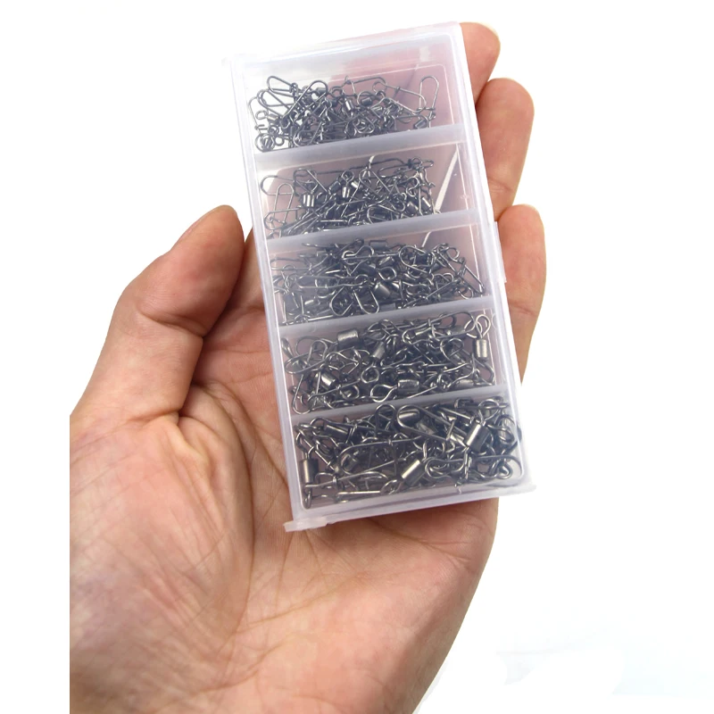 Рыболовный Соединитель с застежкой рыболовная приманка карабином 100 шт./кор. из